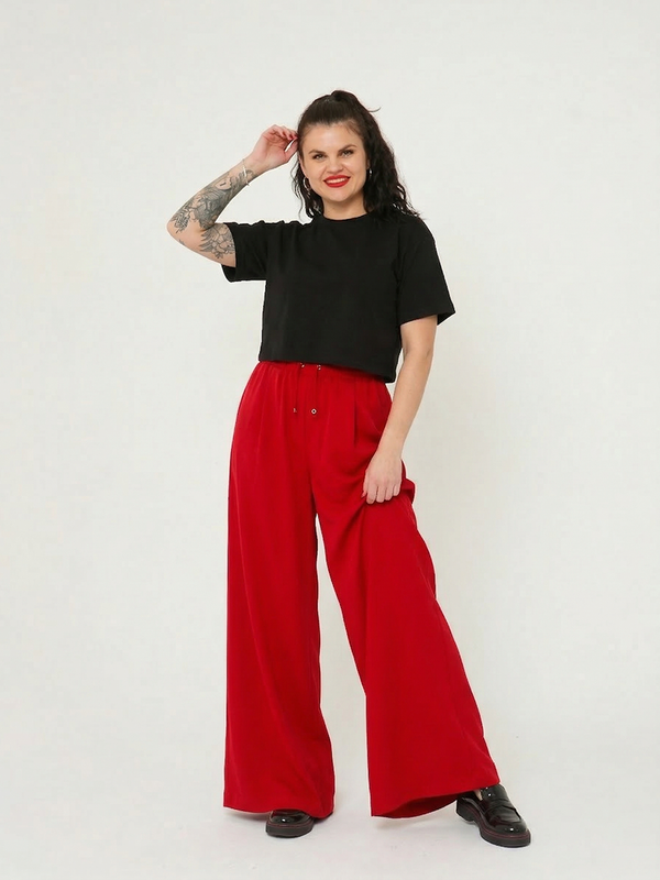 БРЮКИ LIME. красный PROF