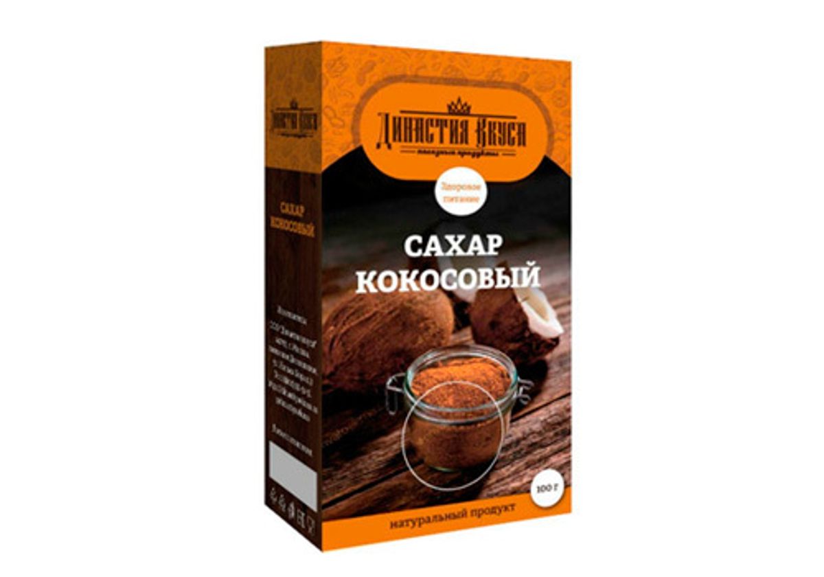 Кокосовый сахар Династия Вкуса, 100г