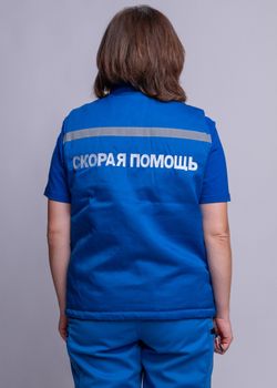 Жилет утепленный женский Скорая помощь MedicLine