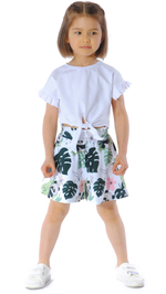 Юбка-шорты трикотажные для девочки 7-9 лет Fleur de Vie