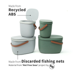 Контейнер для пищевых отходов foody, 3,5 л, зеленый