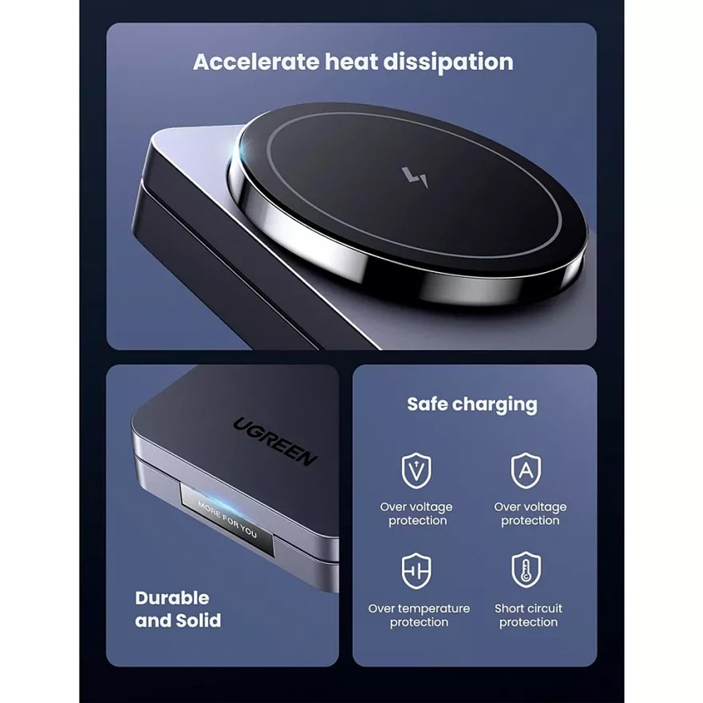 Зарядное устройство беспроводное UGREEN W528