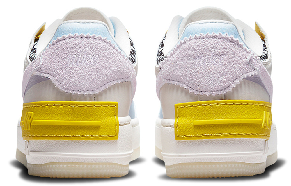 Кроссовки Nike Air Force 1 Shadow "Multi-Color" (Женская размерная сетка)
