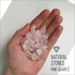 Камень натуральный, Pink Quartz, 100гр