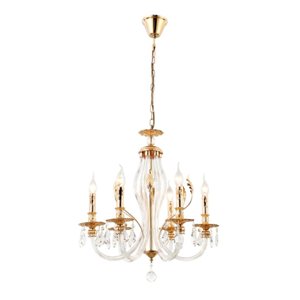 Люстра Rivoli Melanie 1020-206 6 х Е14 40 Вт хрусталь классика