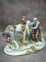 Статуэтка. Фарфор. Продавец вина. Capodimonte. Италия