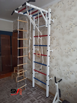 Монтаж шведской стенки Sv Sport в бетонные, кирпичные стены