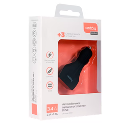 Автомобильное зарядное устройство Nobby Comfort Black (016-001)