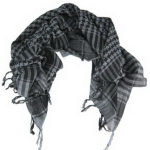 Арафатка шемаг черно-серая
