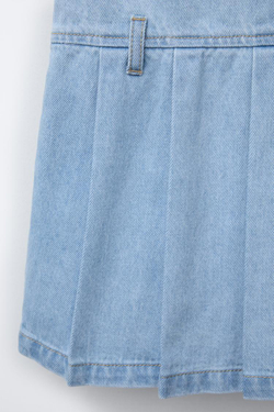 ZARA ДЖИНСОВОЕ ПЛАТЬЕ MINNIE MOUSE © DISNEY, ГОЛУБОЙ