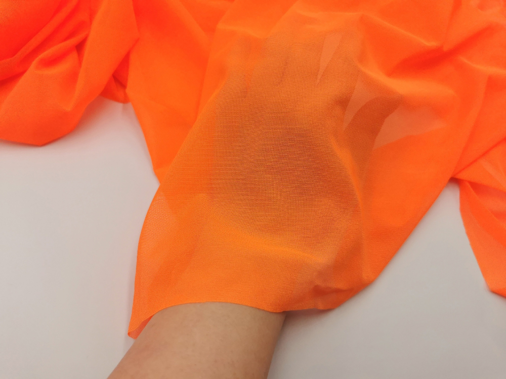 Эластичная сетка, Турция, оранжевый, 70 г/м2, (Арт: EST-2438)