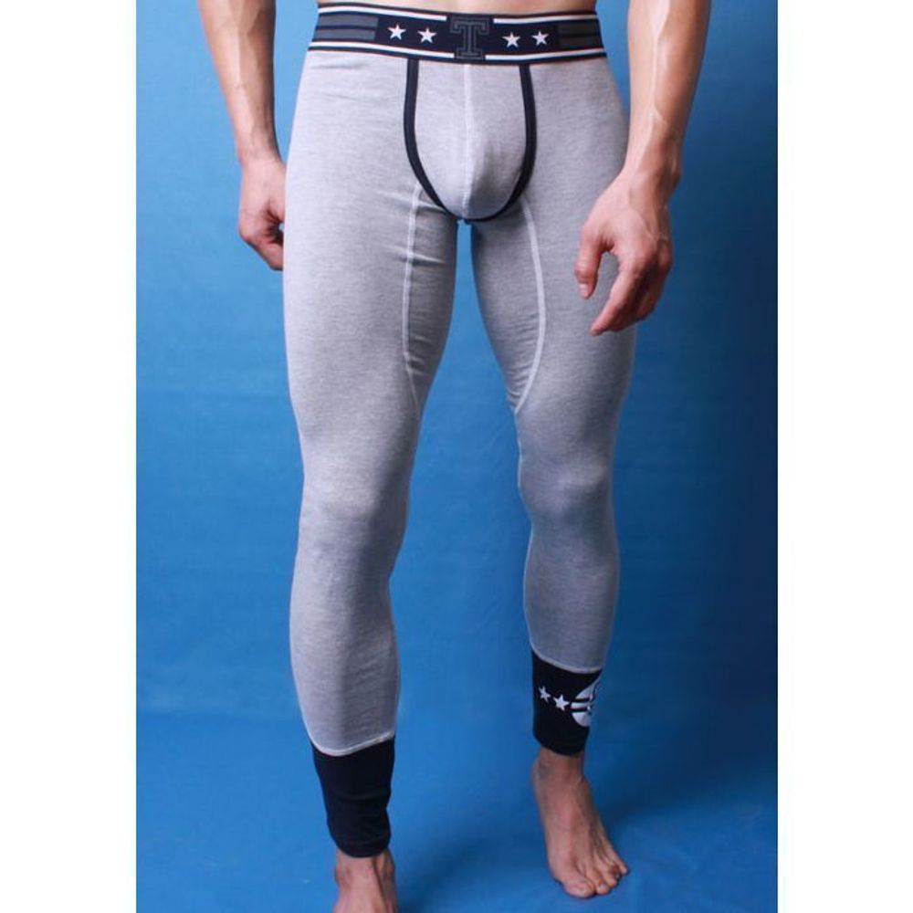 Мужские легинсы серые Toot Long Johns Gray