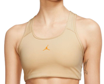 ТОП теннисный Nike Jordan Jumpman Women's Medium Support Pad Sports Bra - Бежевый