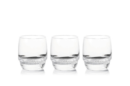 Набор из 6-ти хрустальных стаканов для виски Aida LR-067, 365 мл, прозрачный