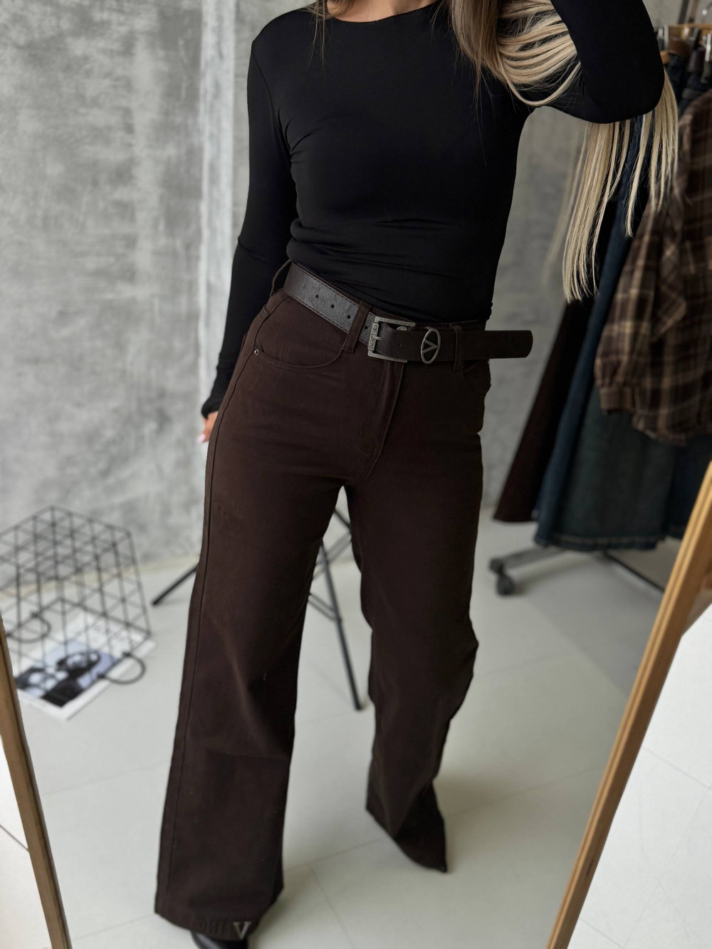 Брюки джинсовые жен. 73277-3 шок.