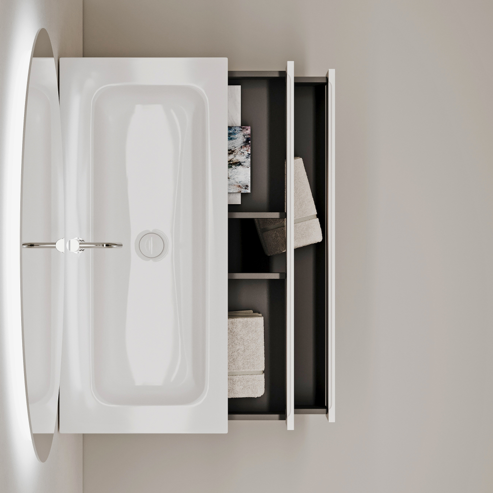 Тумба с раковиной Sancos Folk 120 см FL120W bianco