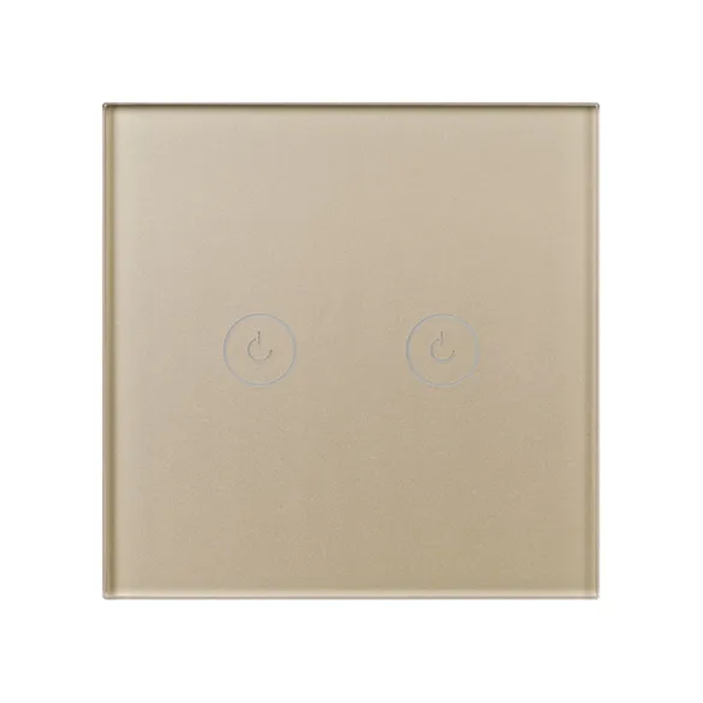 Выключатель сенсорный SWT-OMALI-S02-ZB-GD (250V, 10A, Zigbee) (Arlight, Стекло) 050038