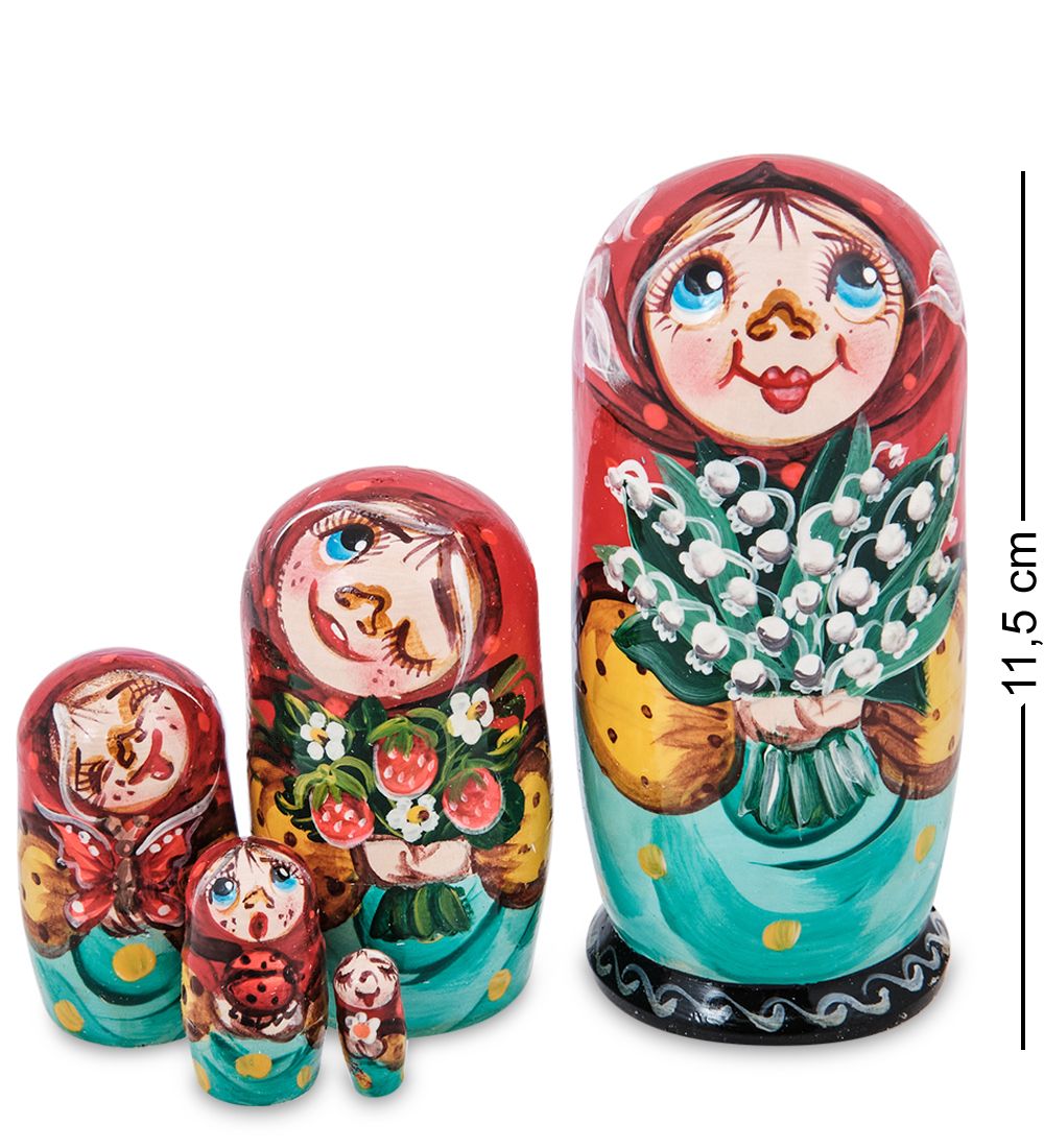 Народные промыслы МР-71/ 9 Матрешка 5м «Фрося» мал.