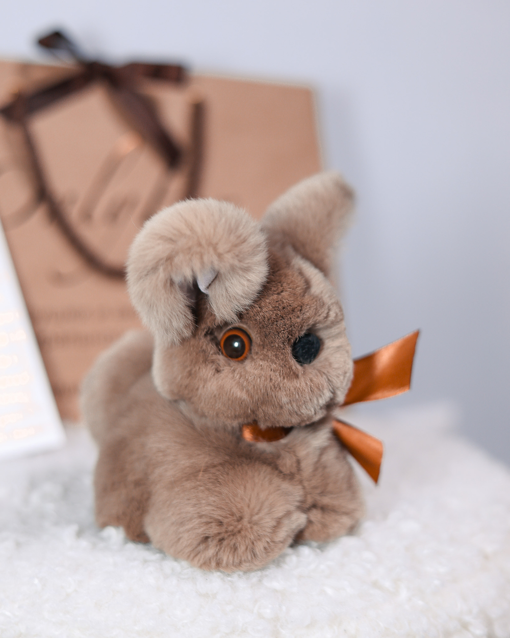 Кролик Тёпа маленький (бежевый)