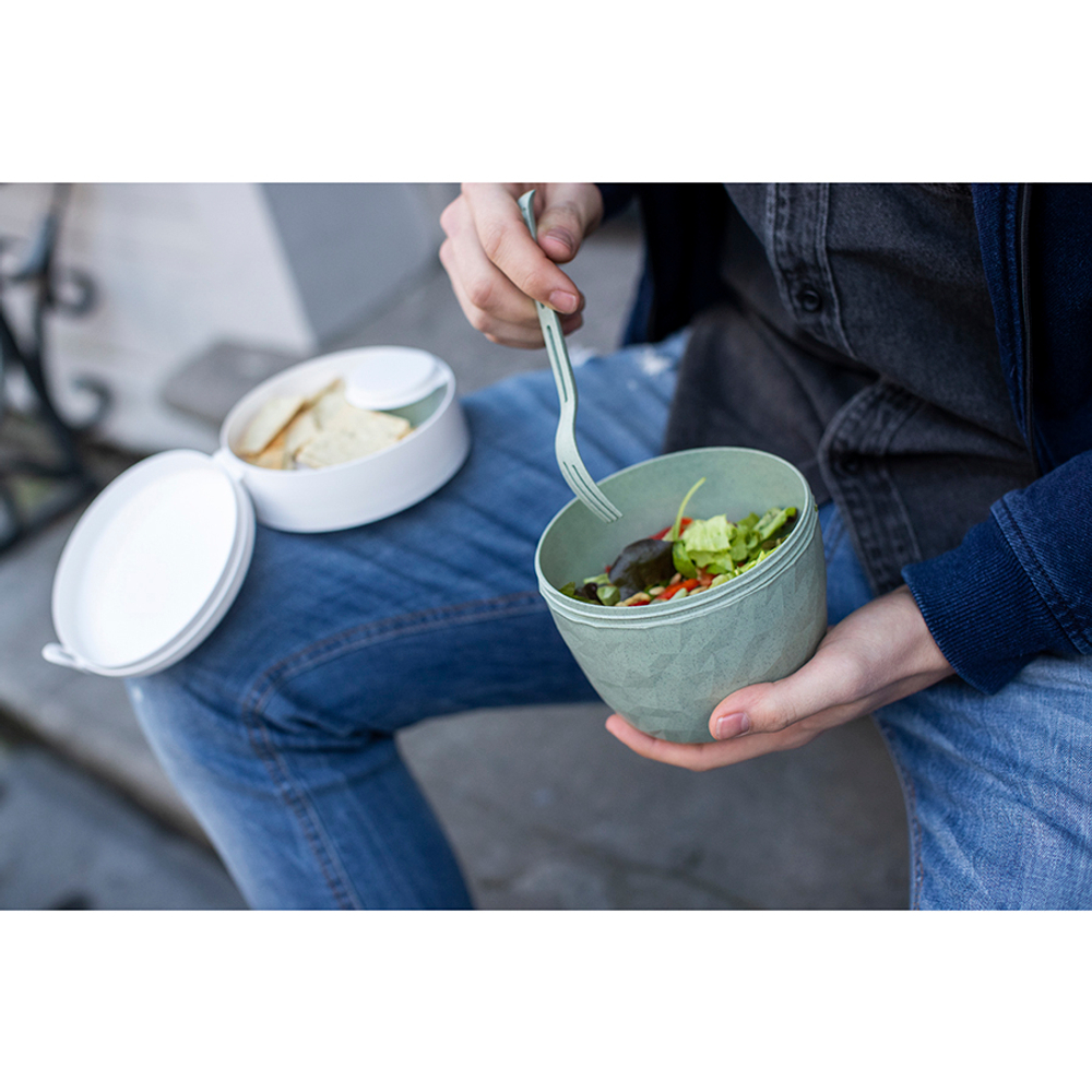 Ланч-бокс club bento, organic, зеленый