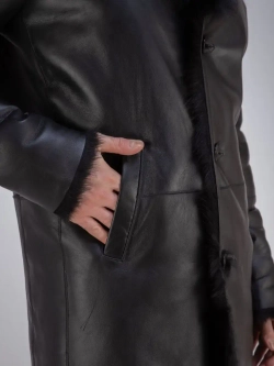 Дубленка натуральная зимняя с мехом тоскана