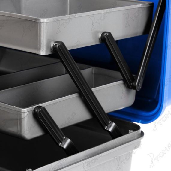 Ящик рыболова двухполочный синий (T-HS-FB2-B) Helios