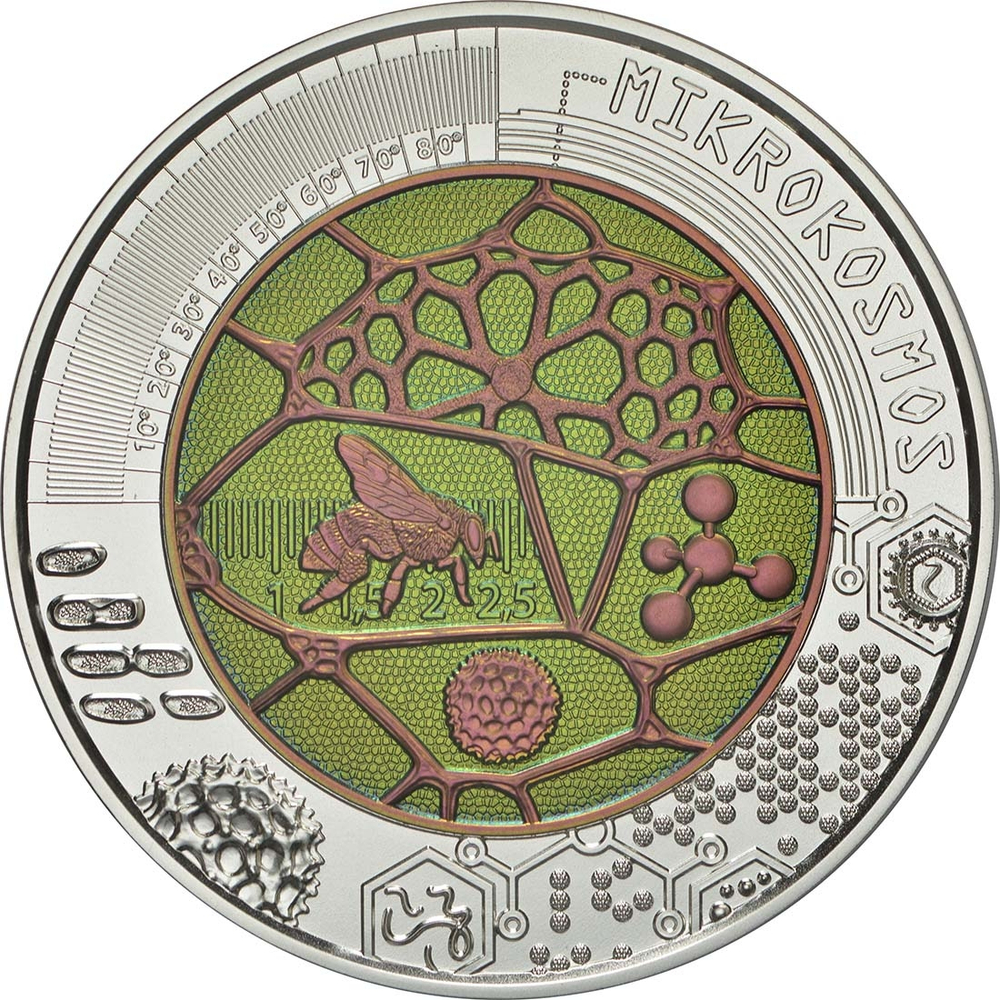 АВСТРИЯ, 2017, 25 ЕВРО [БИМЕТАЛЛ: СЕРЕБРО + НИОБИЙ]