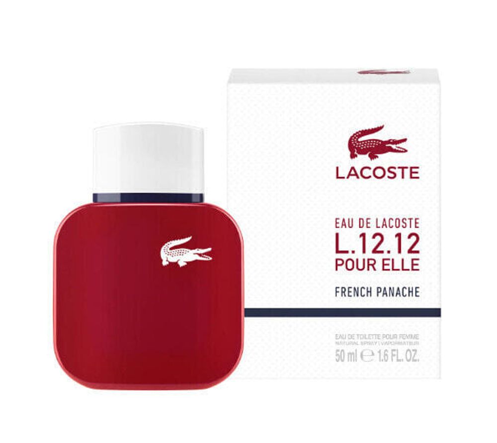 Женская парфюмерия туалетная вода Lacoste Eau De Lacoste L.12.12 Pour Elle French Panache шипровый аромат 50ml