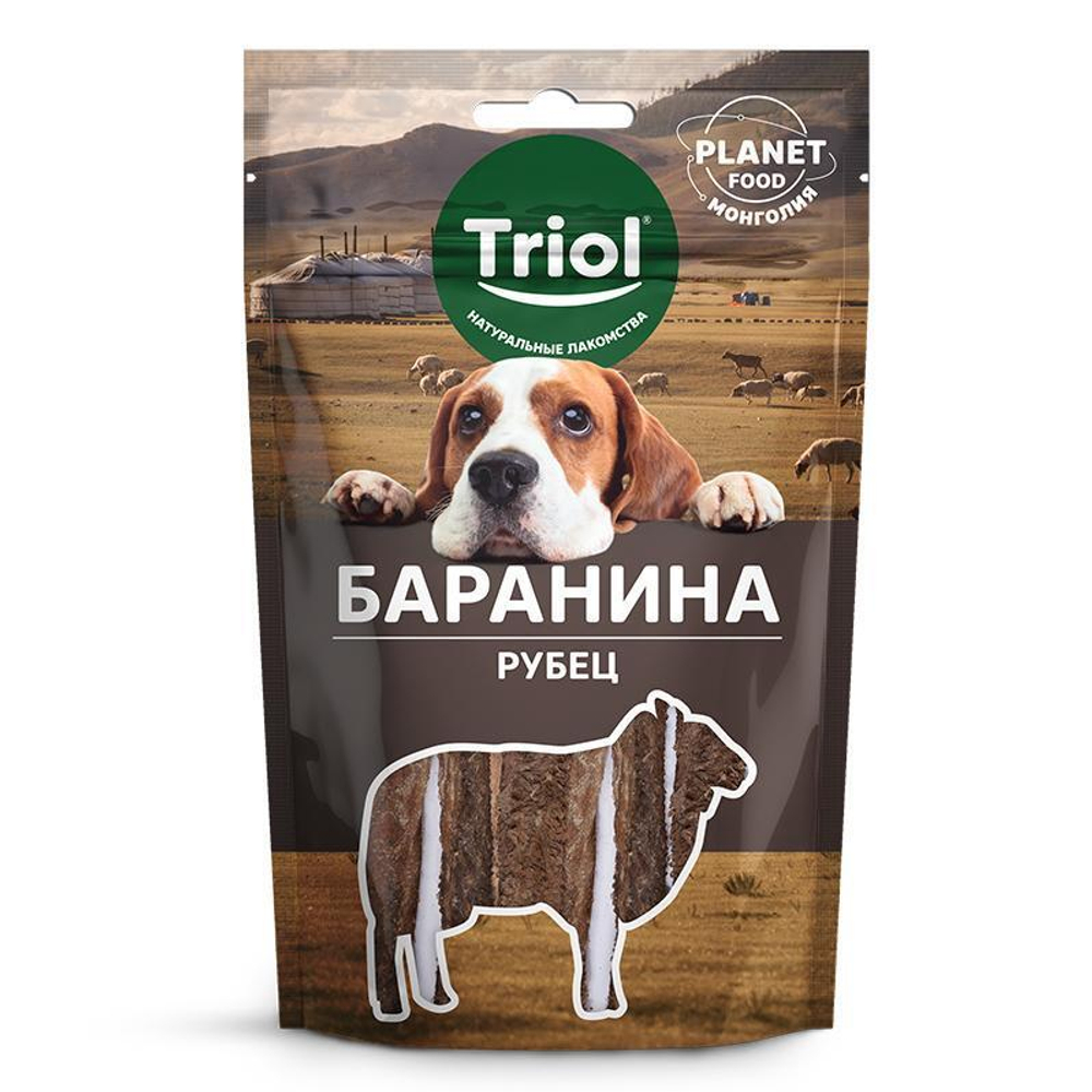 Лакомство для собак PLANET FOOD "Рубец бараний", 30г, Triol