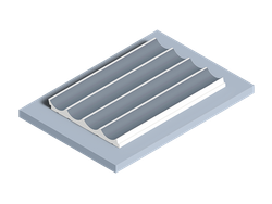 Стеновая панель HiWood декорированная, 270x12 см