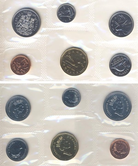 Канада 1992 125 лет Конфедерации Канада - набор 6 монет