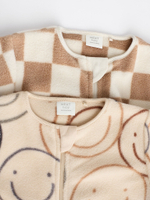 Комбинезон флисовый для малышей Next K79-486, 2 шт., Бежевый