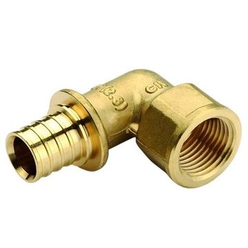 Угольник Hoobs 16(2.2) x 3/4" с ВР внутренней резьбой аксиальный (HB-PEXLF-162234)