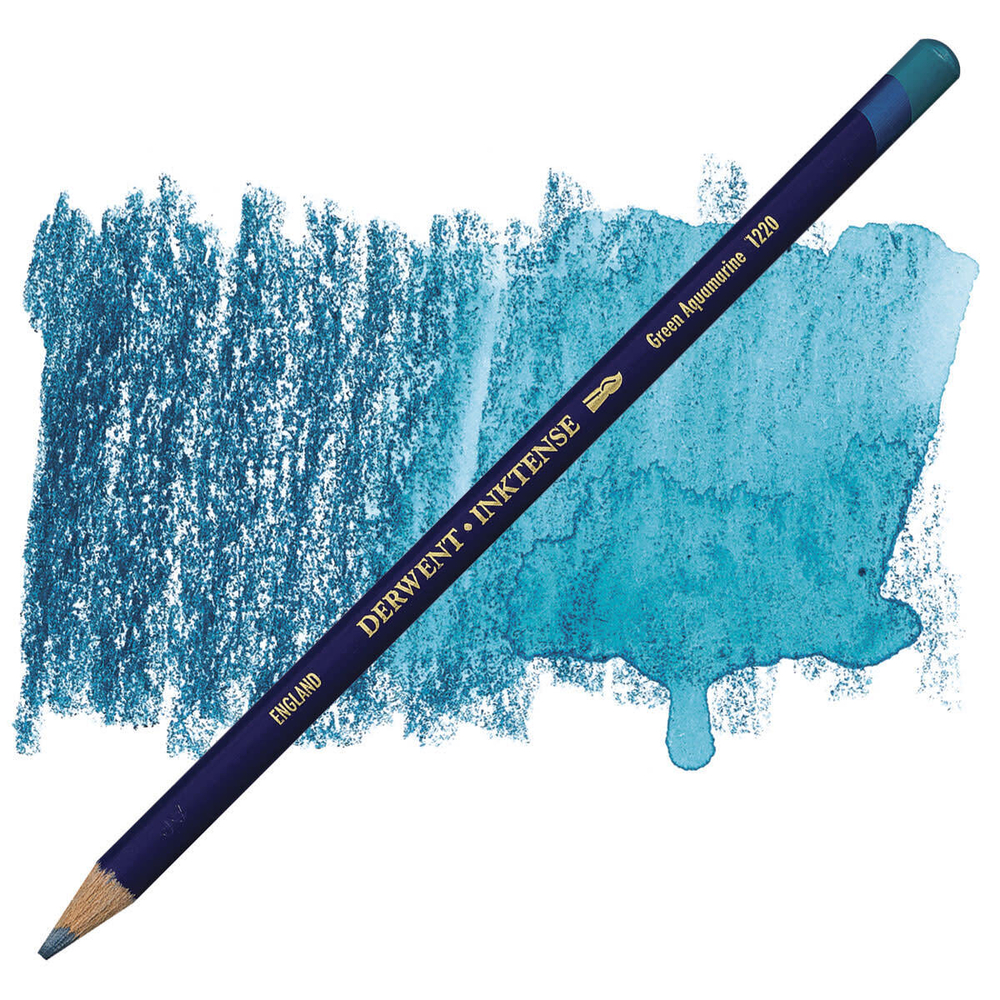 Derwent Inktense. 1220 Green Aquamarine
