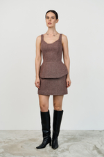 Юбка мини шерстяная