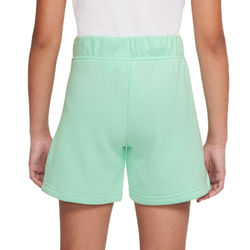 Шорты для девочки теннисные Nike Sportswear Club FT 5 Short G - mint foam/violet shock