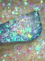 Хлопья - слюда 88716 хамелеон прозрачный - для литья изделий и творчества