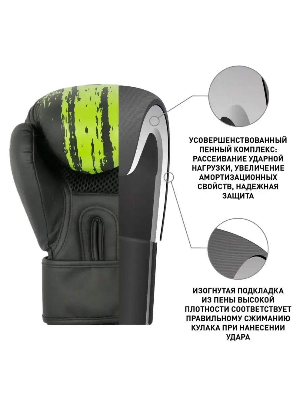 Перчатки боксерские Stain для Бокса Черные