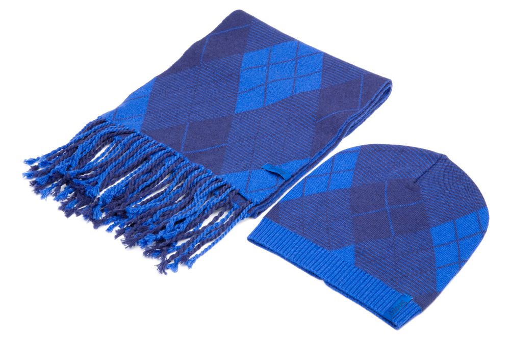 Комплект Snapp: шапка и шарф (ультра синий)