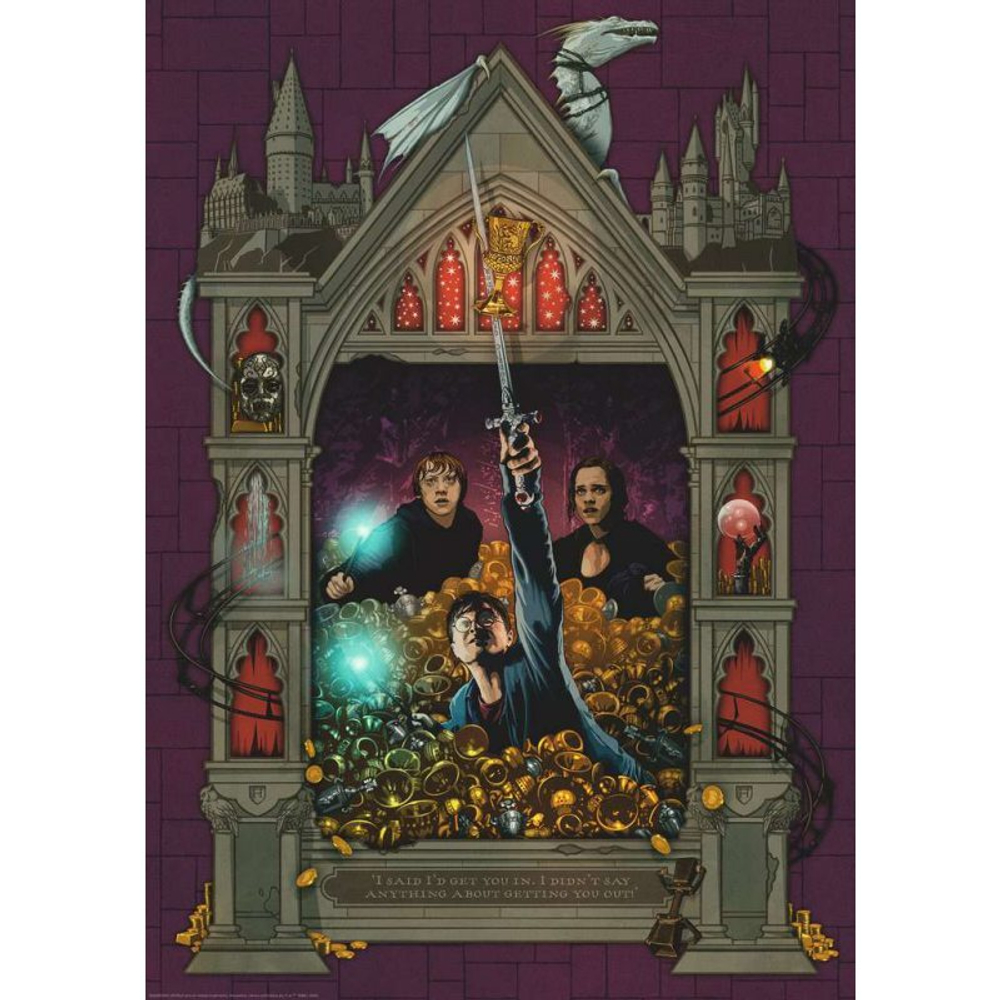 Ravensburger - Пазл Гарри Поттер и Дары Смерти часть 2 1000 шт. 167494