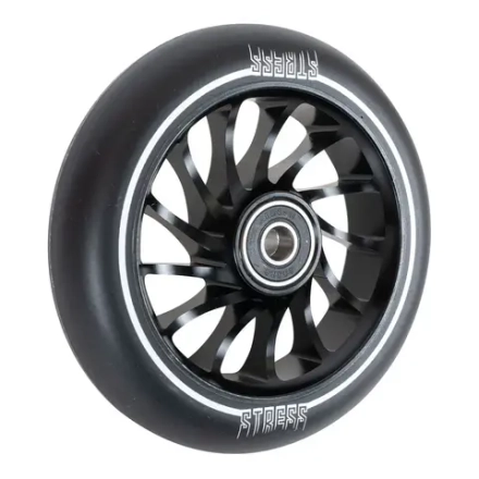 Комплект колёс TechTeam 110*24мм, Stress, black