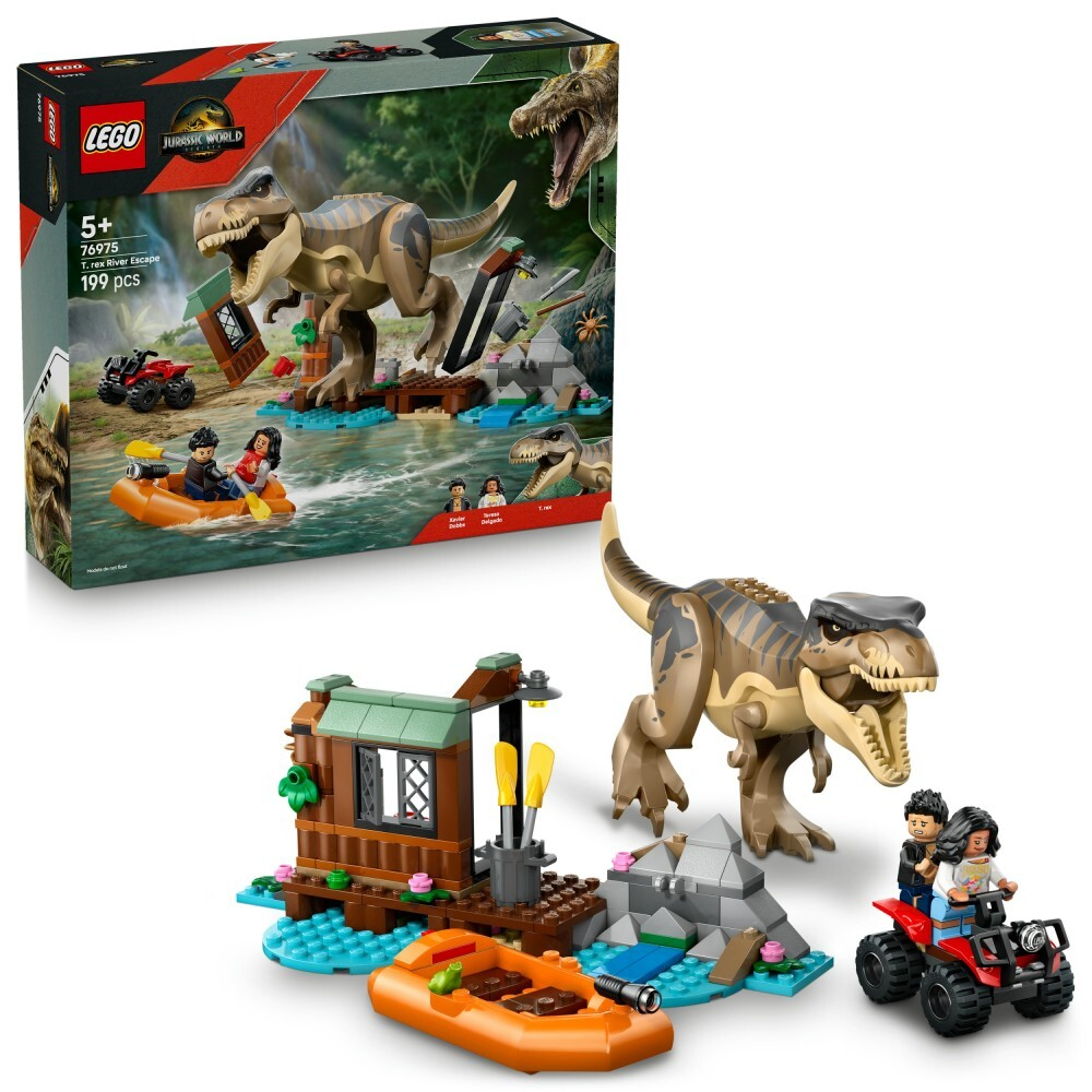 LEGO Jurassic World - Побег по реке от тираннозавра 76975