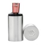 Розовая металлическая вибропуля 12см Doxy Bullet Rose Gold DXBLTRG25
