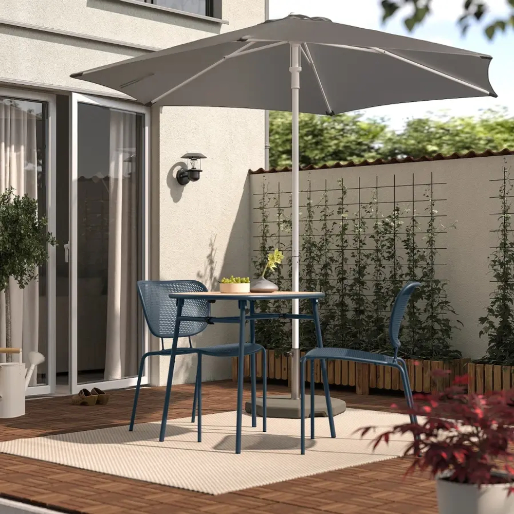 Стул - IKEA DUVSKÄR/DUVSKAR, 80х49х57 см, синий, ДУВСКЕР ИКЕА