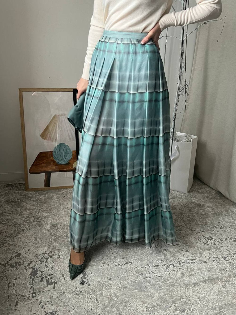 Шелковая юбка Giorgio Armani, M