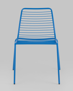 Стул Дели металл голубой