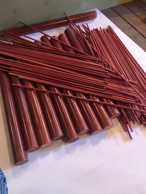 Текстолит стержневой (круг) 200х1000 мм Китай