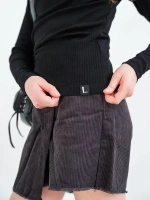 Школьная водолазка для девочки на осень в рубчик