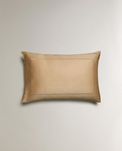 Zara Home - Атласная наволочка с двойной гирляндой 50x75 см