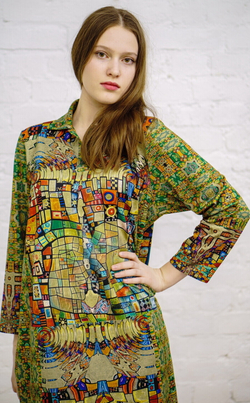 Платье "Витраж", по мотивам живописи Тани МакКабе